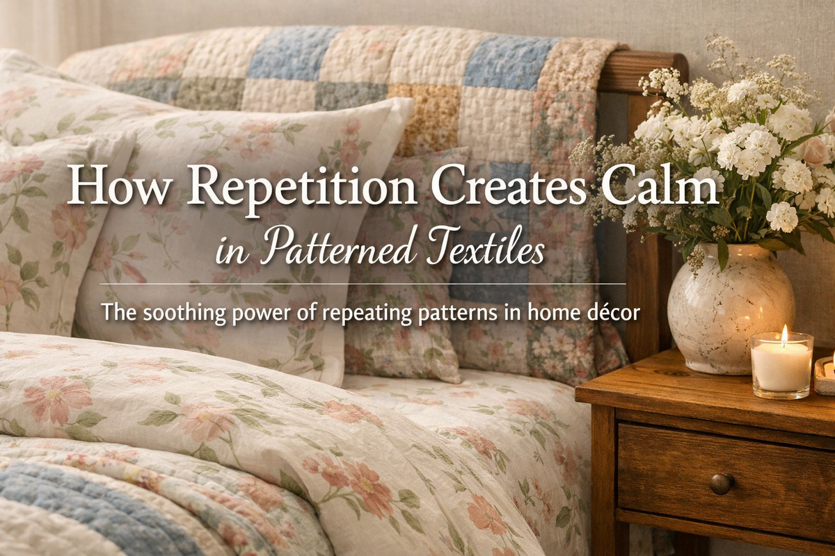 How Repetition Creates Calm in Patterned Textiles – FADFAY