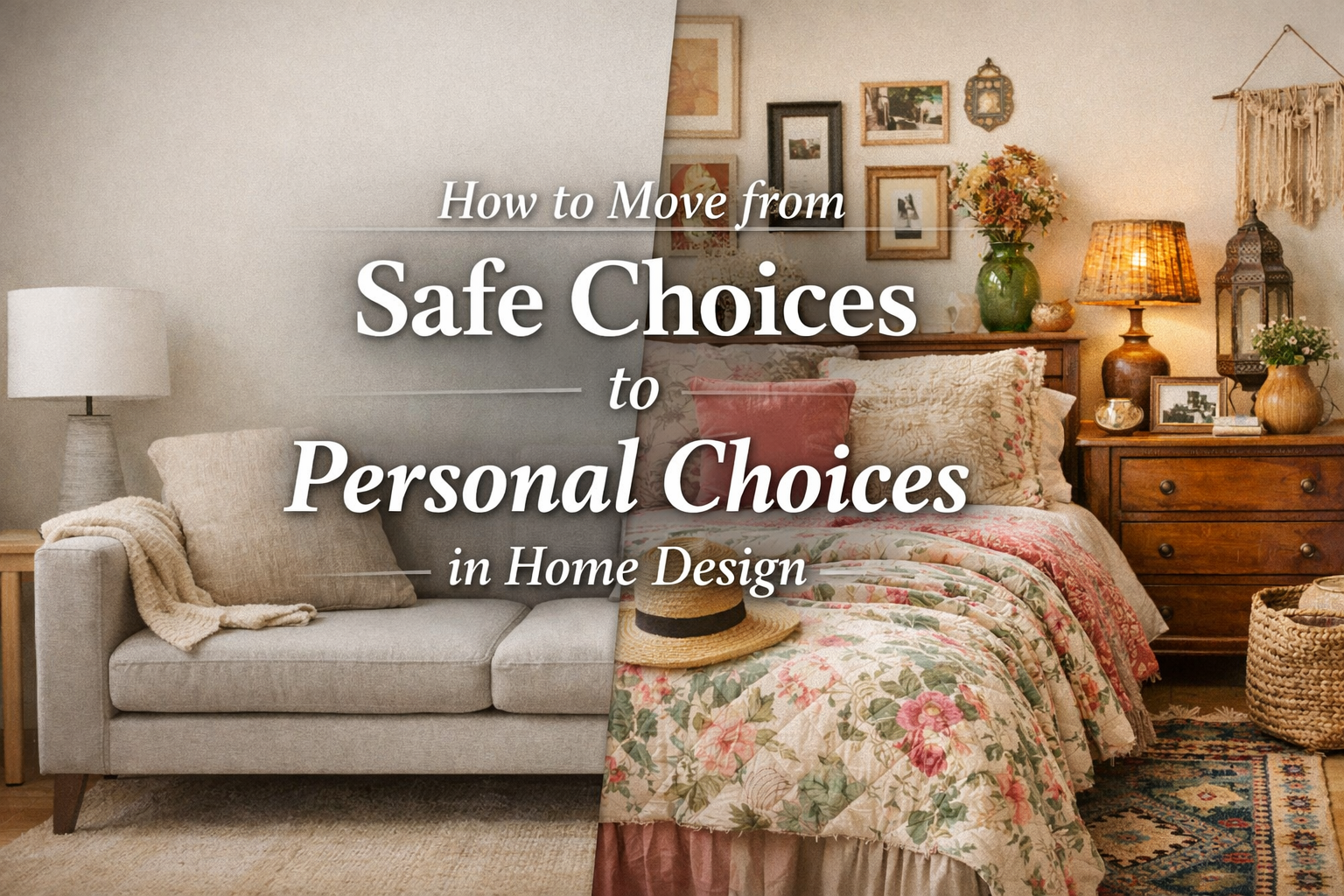 How to Move from Safe Choices to Personal Choices in Home Design