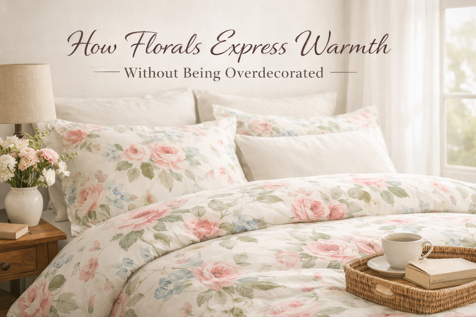 How Florals Express Warmth Without Being Overdecorated