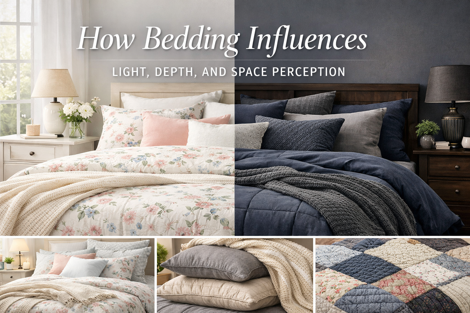 How Bedding Influences Light, Depth, and Space Perception