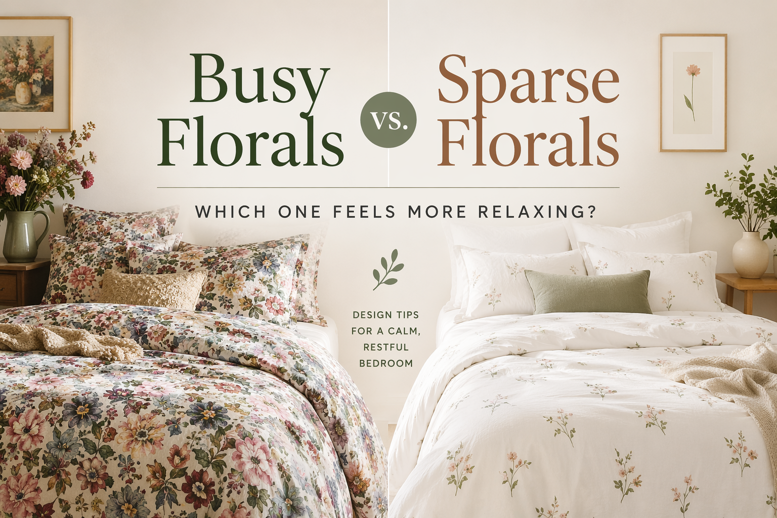 Busy Florals vs. Sparse Florals: Which One Feels More Relaxing?