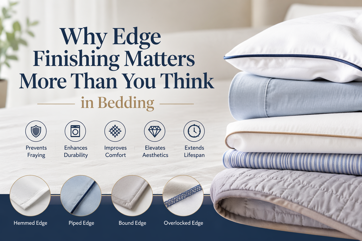 Why Edge Finishing Matters More Than You Think in Bedding