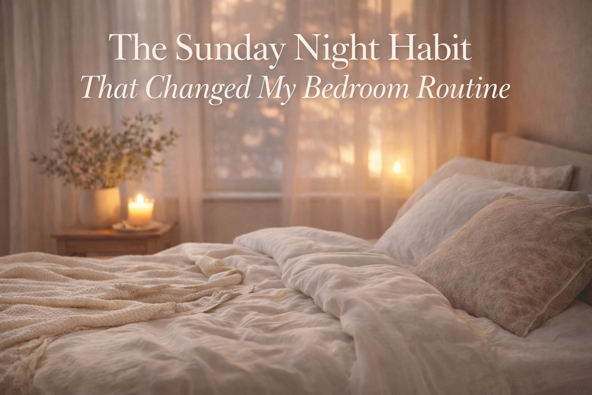 The Sunday Night Habit That Changed My Bedroom Routine