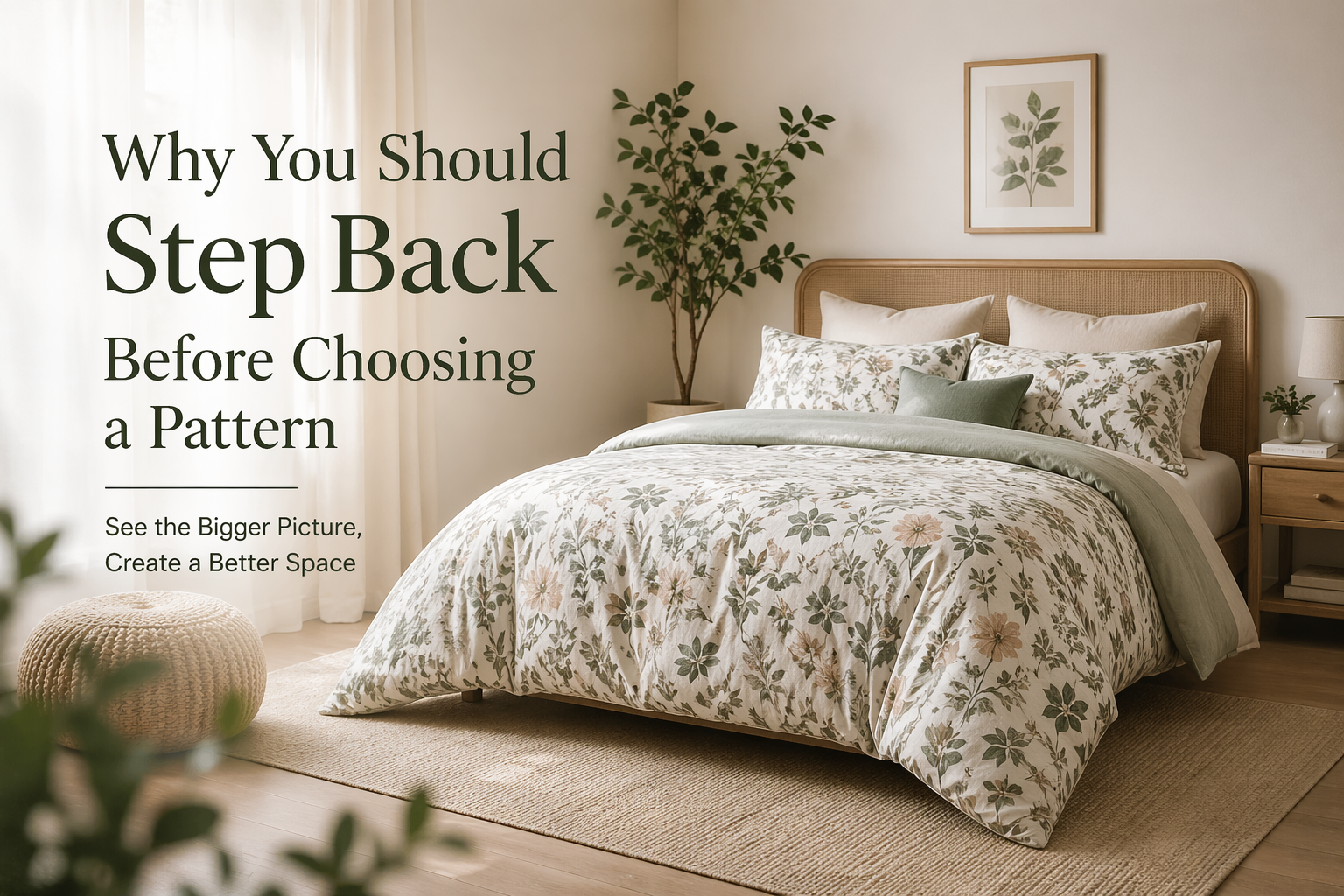 Why You Should Step Back Before Choosing a Pattern