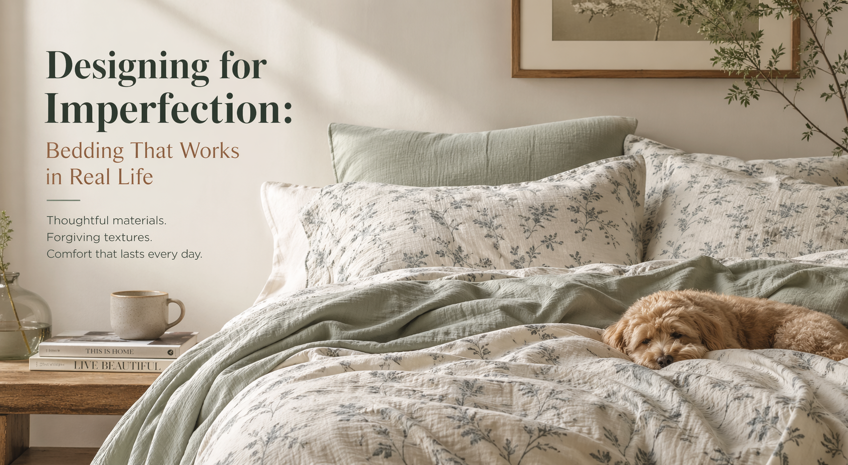 Designing for Imperfection: Bedding That Works in Real Life
