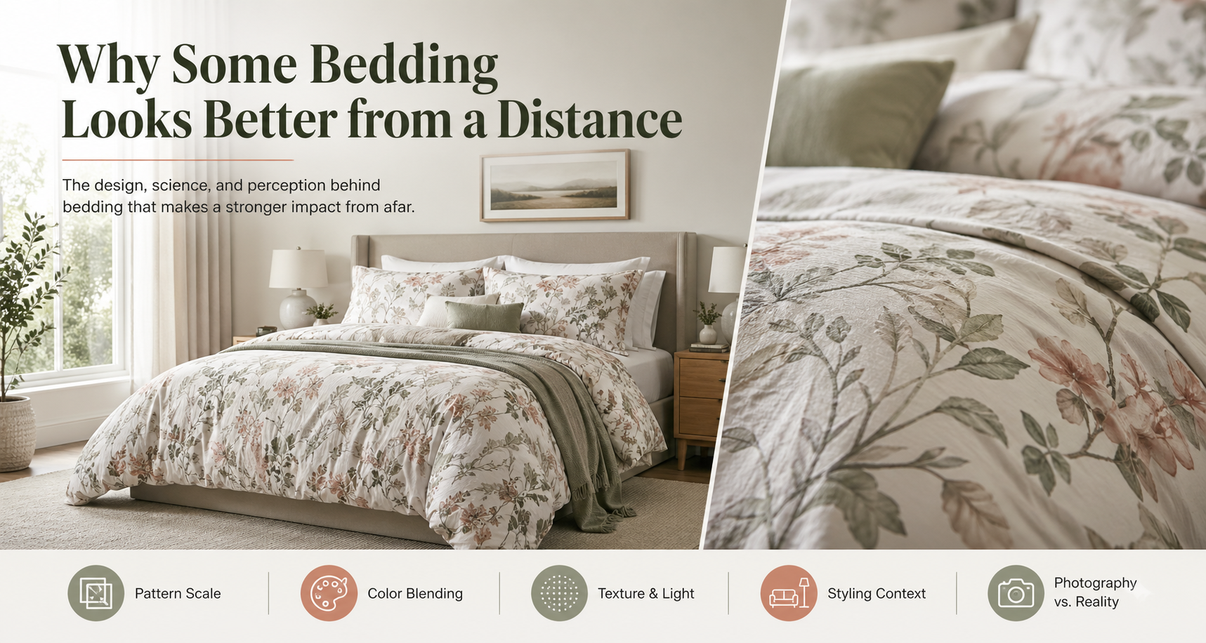 Why Some Bedding Looks Better from a Distance