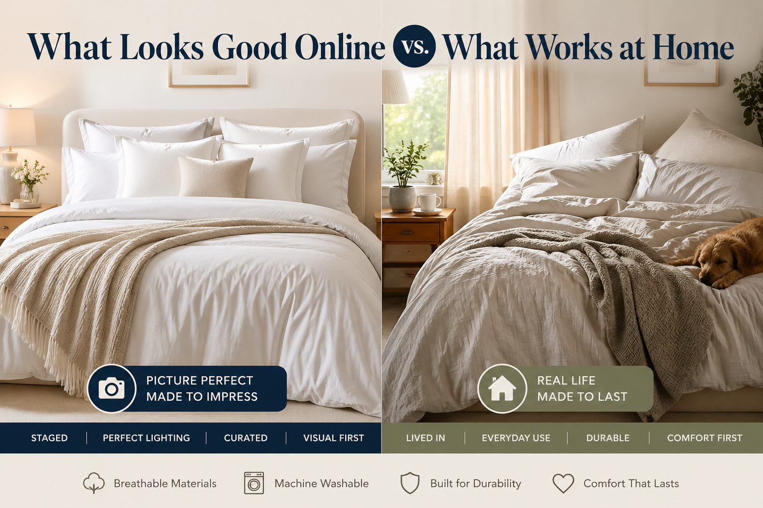 What Looks Good Online vs. What Works at Home