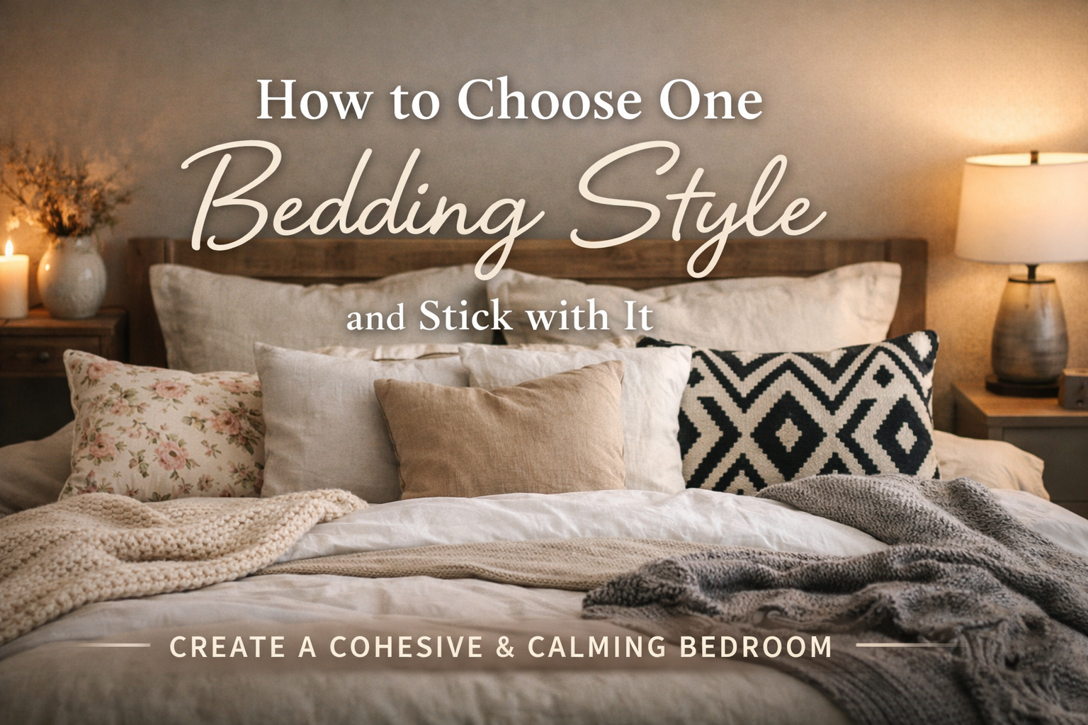 How to Choose One Bedding Style and Stick with It