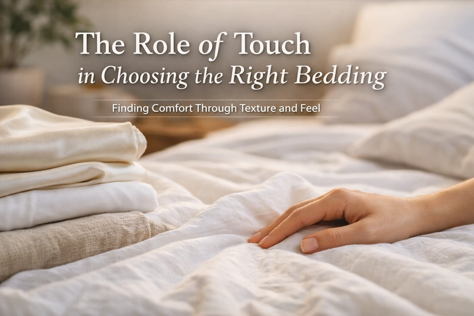 The Role of Touch in Choosing the Right Bedding