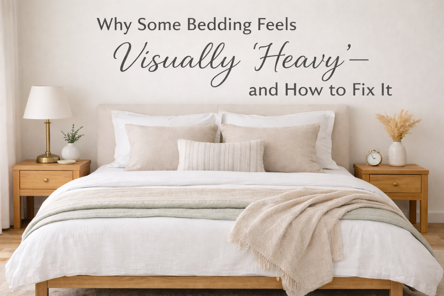 Why Some Bedding Feels Visually ‘Heavy’ — and How to Fix It
