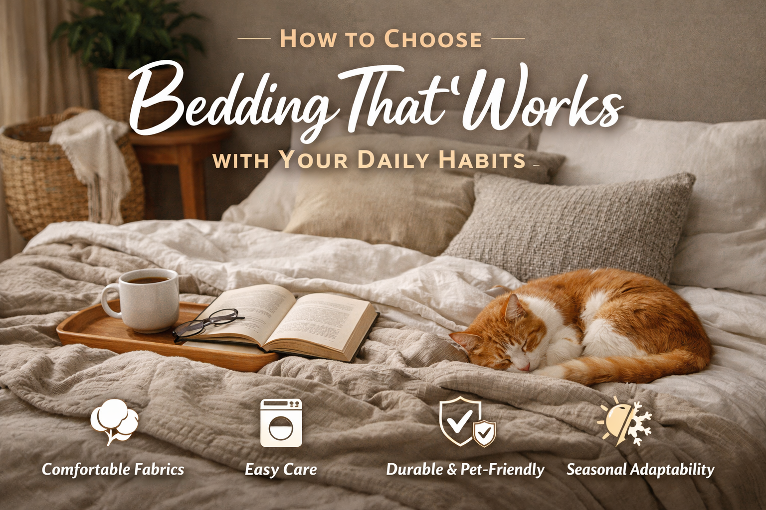 How to Choose Bedding That Works with Your Daily Habits