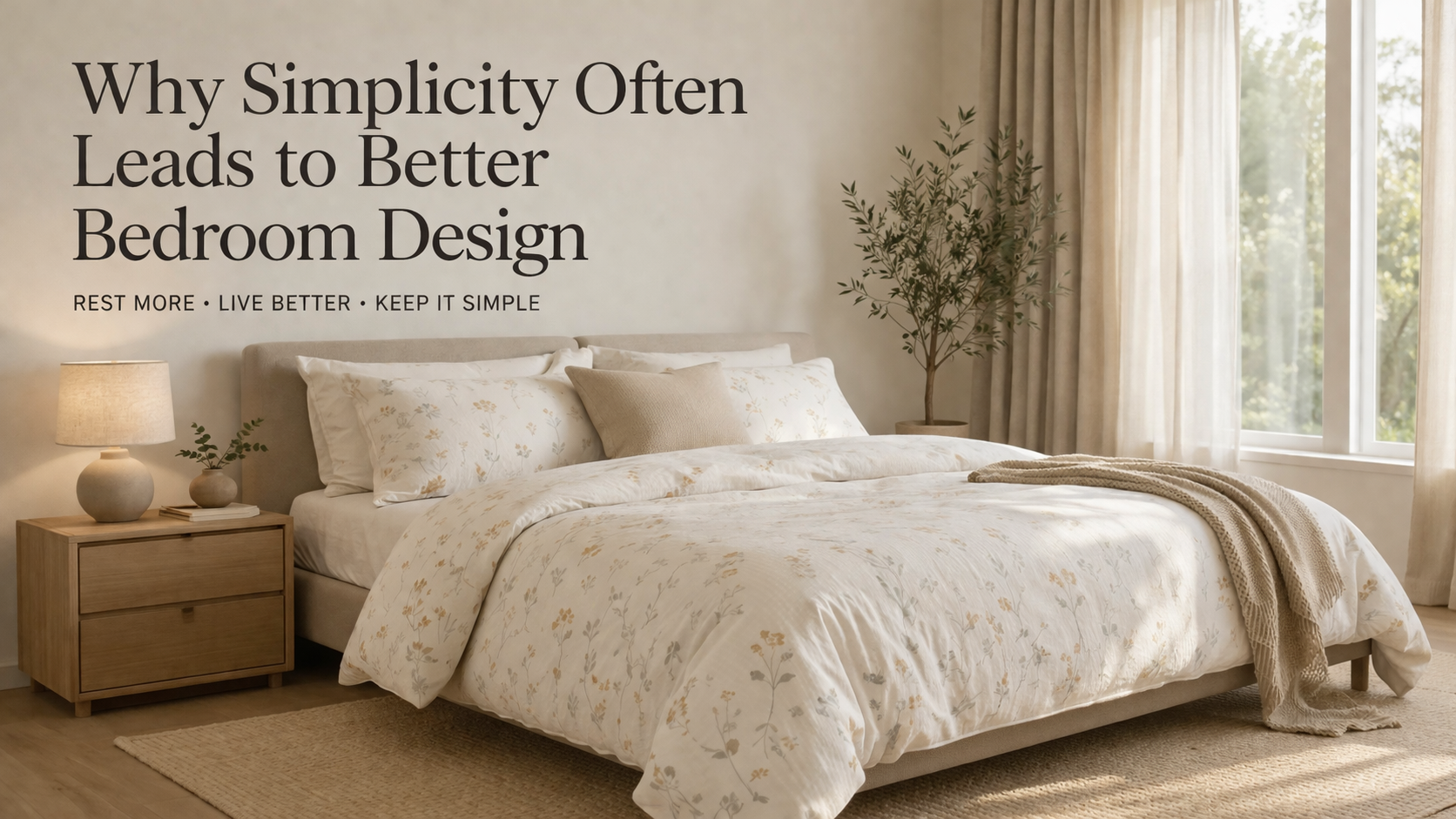 Why Simplicity Often Leads to Better Bedroom Design