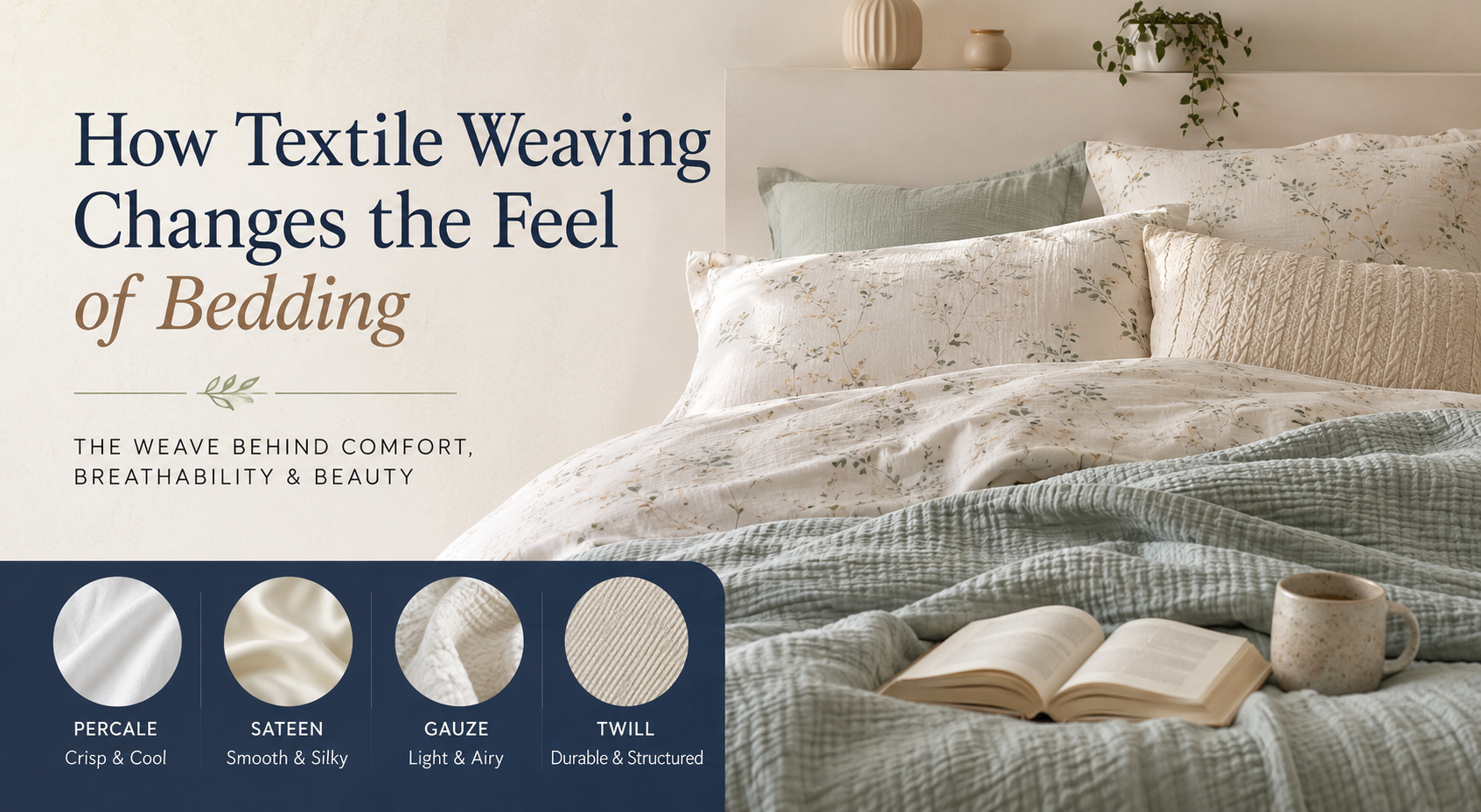 How Textile Weaving Changes the Feel of Bedding