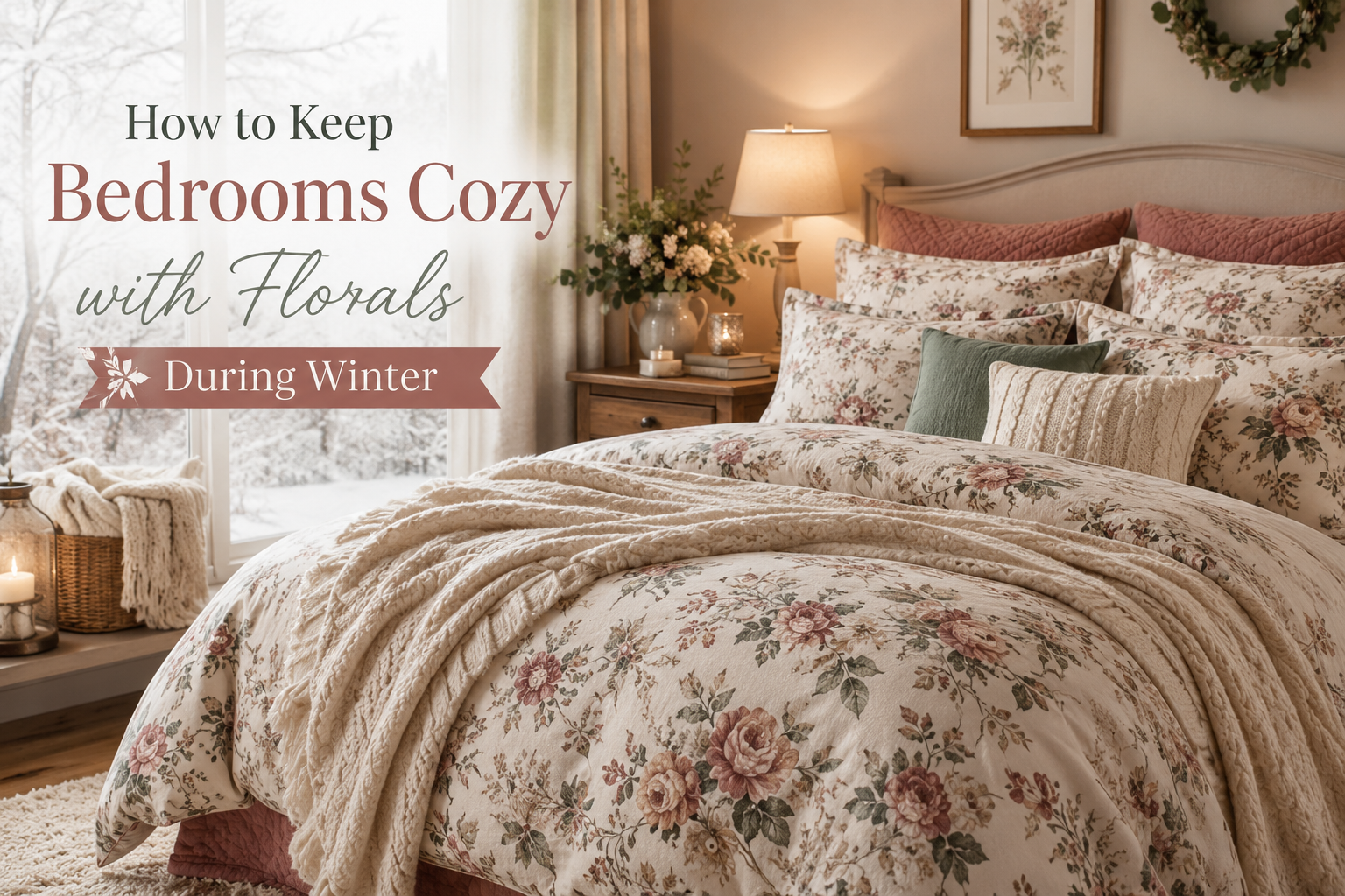 How to Keep Bedrooms Cozy with Florals During Winter