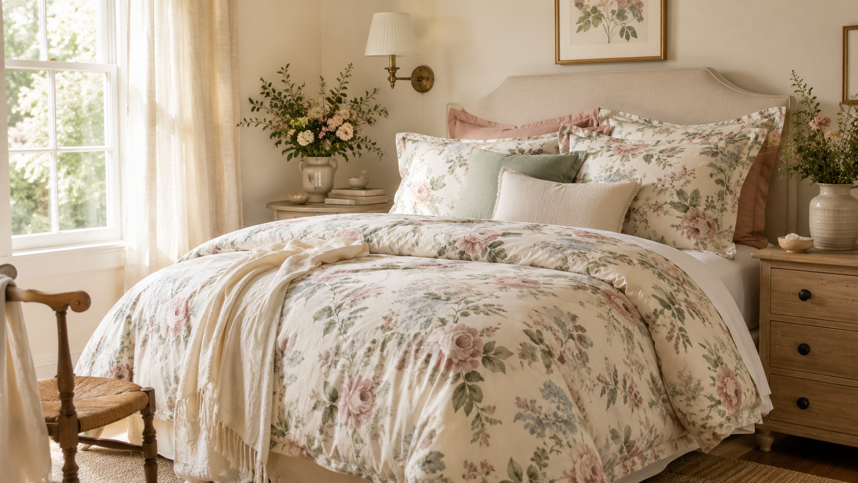 Why We Believe Floral Bedding Should Feel Timeless