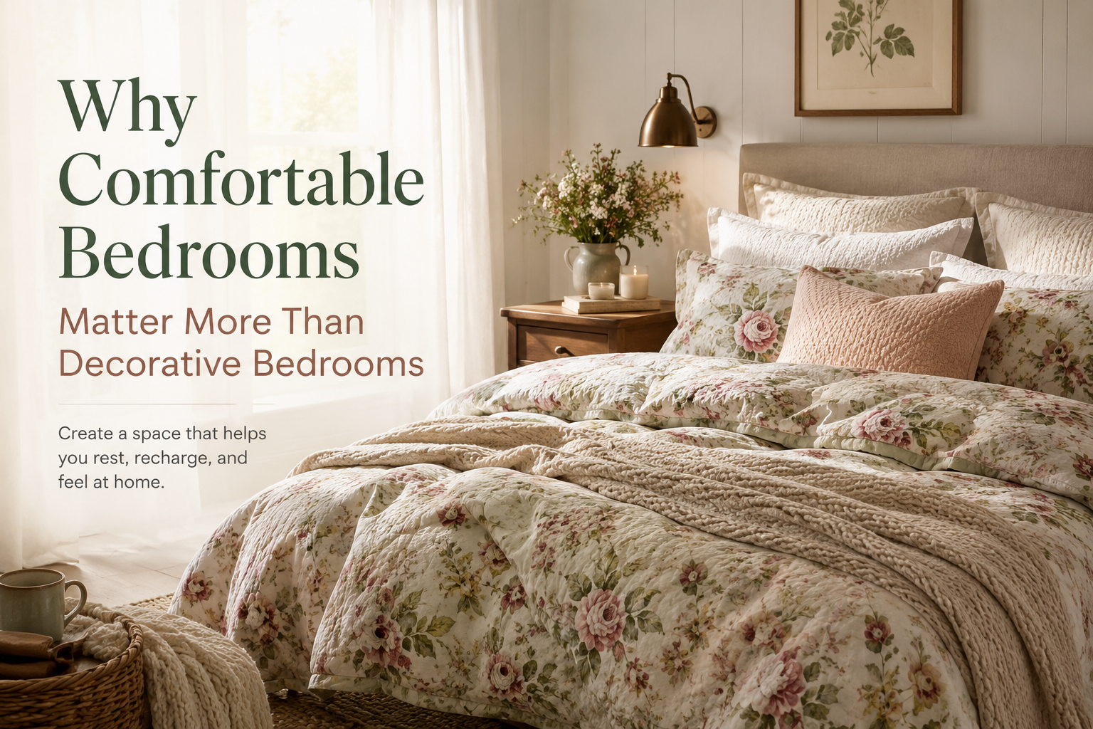 Why Comfortable Bedrooms Matter More Than Decorative Bedrooms
