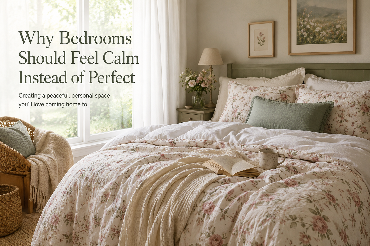 Why Bedrooms Should Feel Calm Instead of Perfect