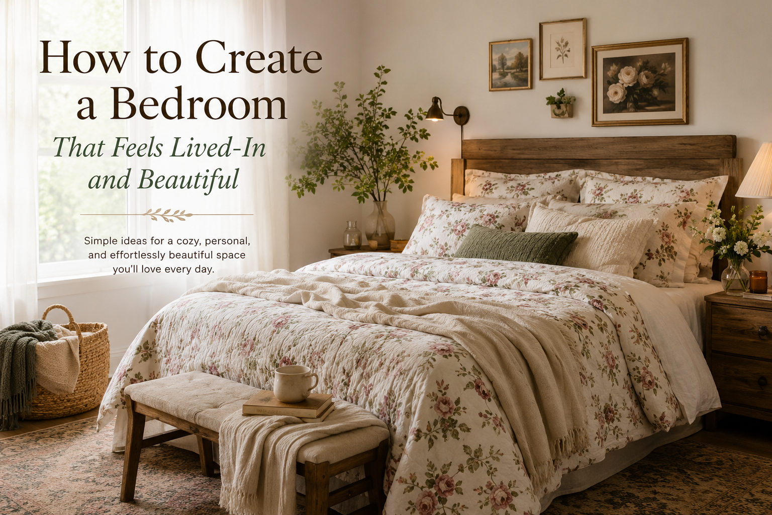 How to Create a Bedroom That Feels Lived-In and Beautiful