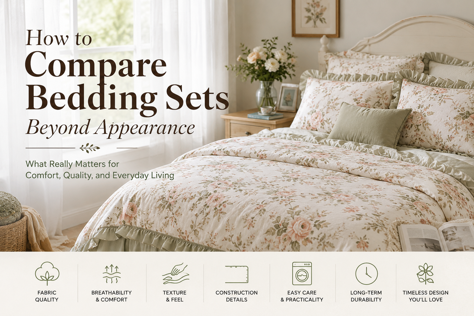 How to Compare Bedding Sets Beyond Appearance