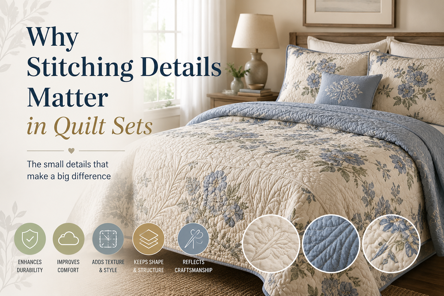 Why Stitching Details Matter in Quilt Sets