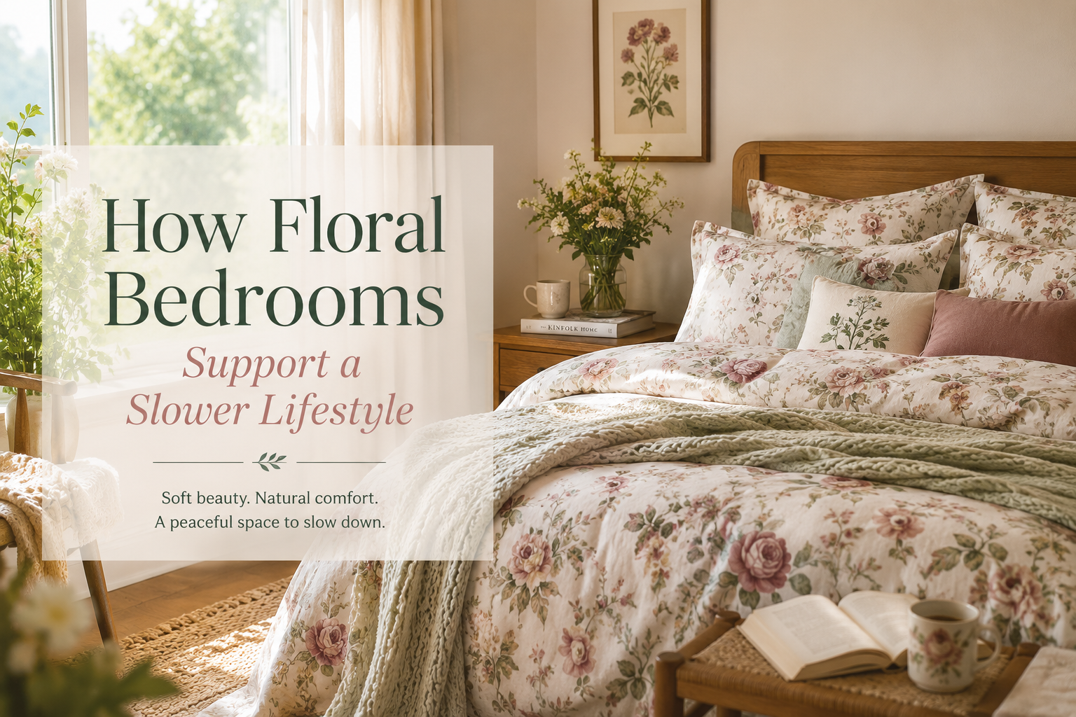 How Floral Bedrooms Support a Slower Lifestyle