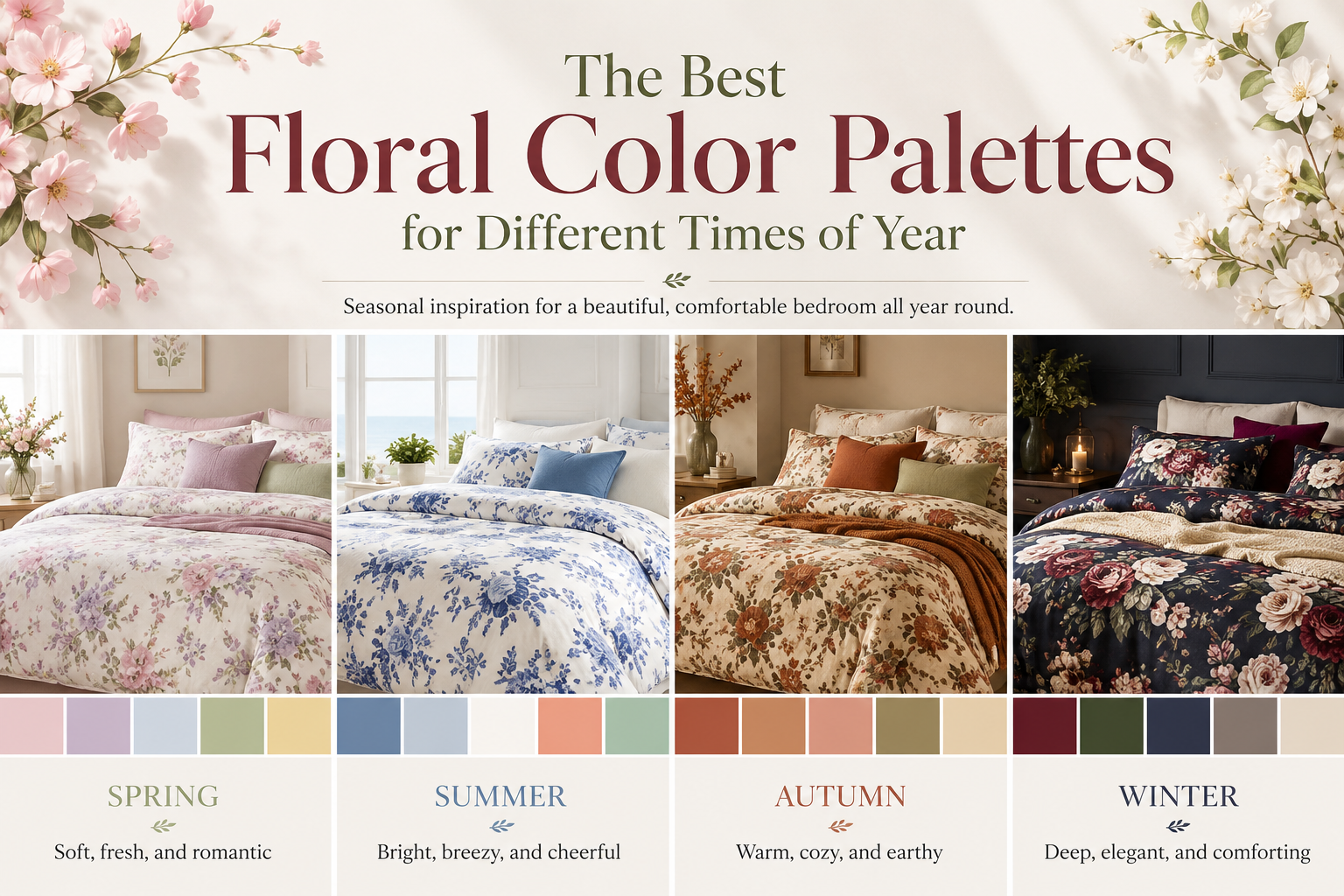 The Best Floral Color Palettes for Different Times of Year