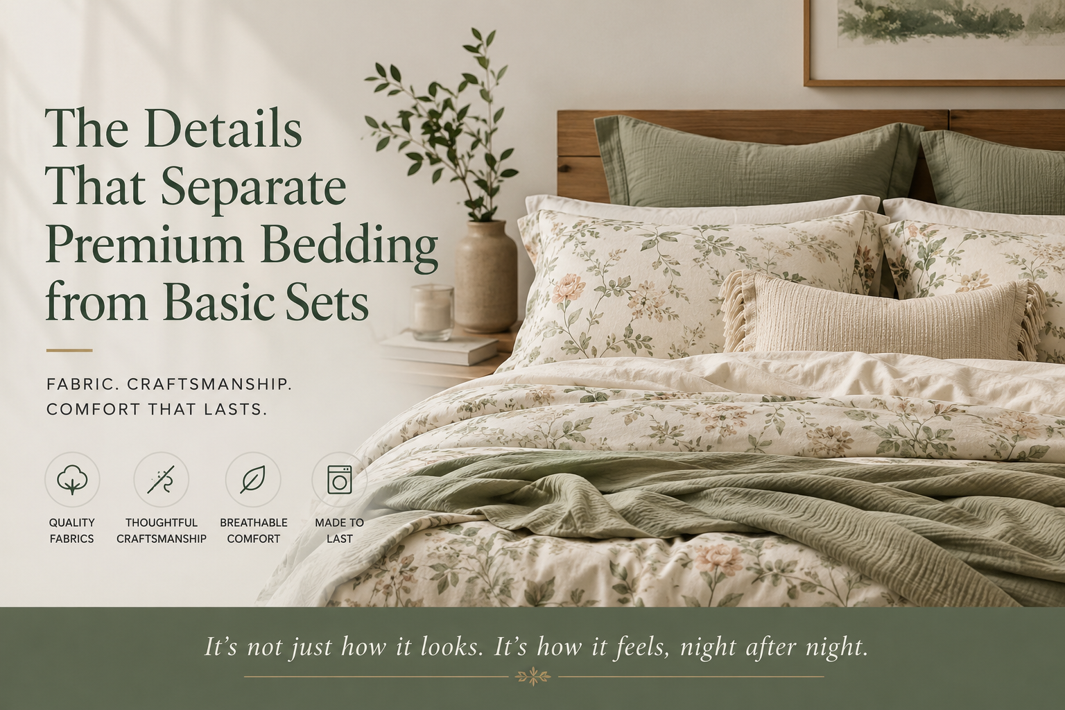 The Details That Separate Premium Bedding from Basic Sets