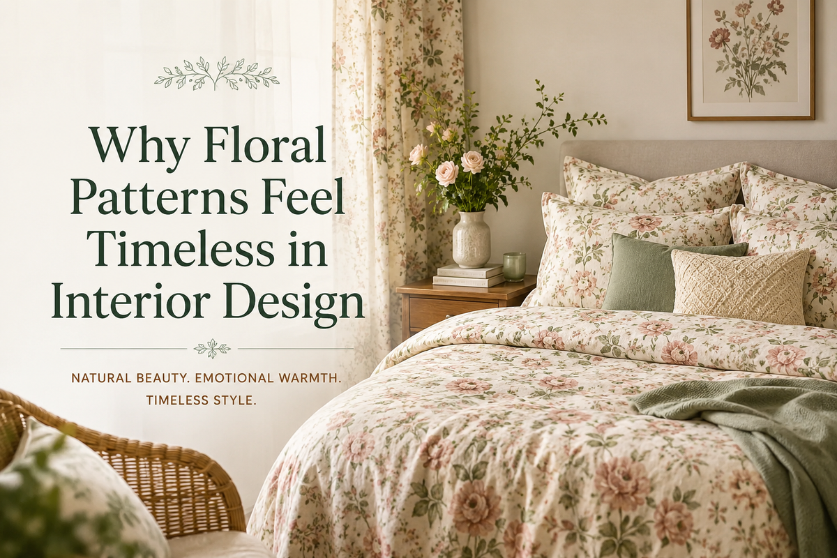 Why Floral Patterns Feel Timeless in Interior Design – FADFAY