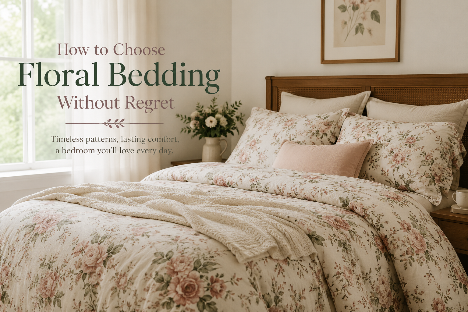 How to Choose Floral Bedding Without Regret