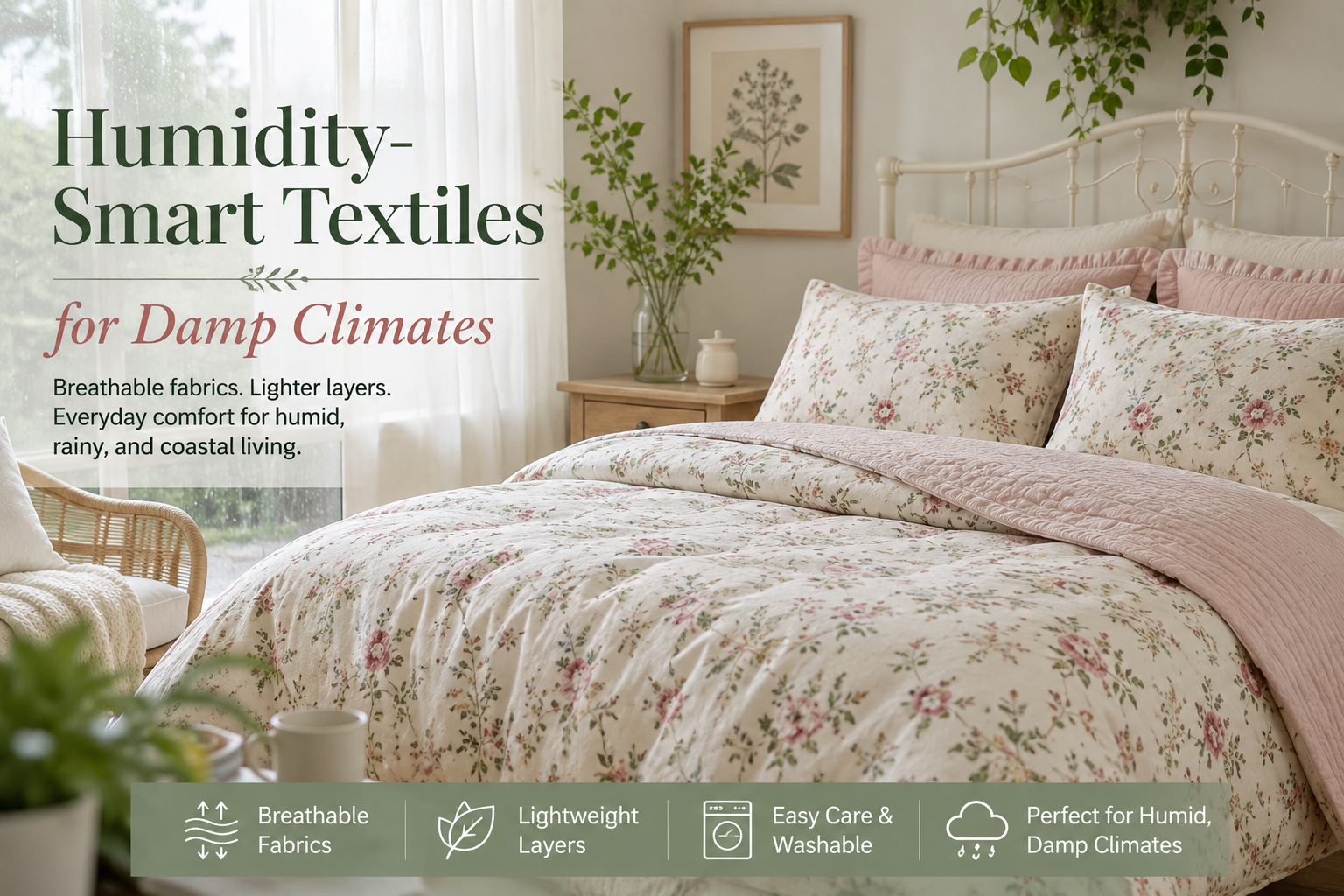 Humidity-Smart Textiles for Damp Climates