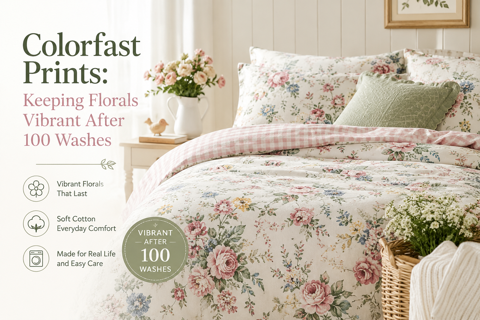 Colorfast Prints: Keeping Florals Vibrant After 100 Washes