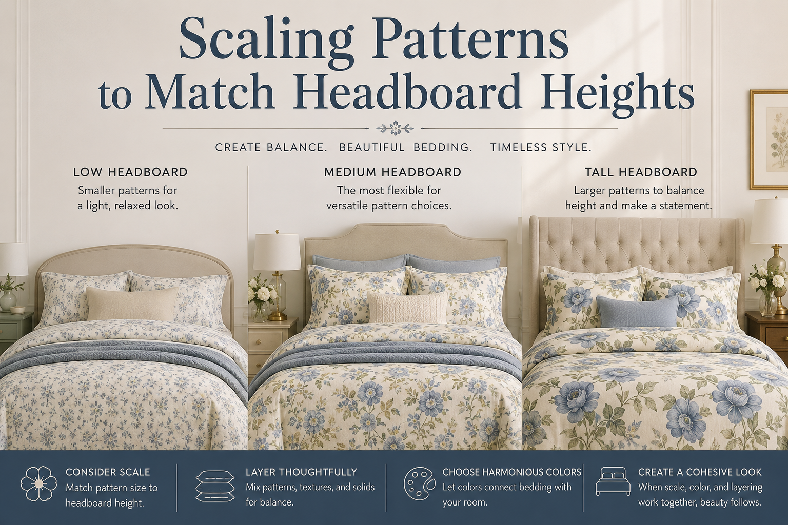 Scaling Patterns to Match Headboard Heights