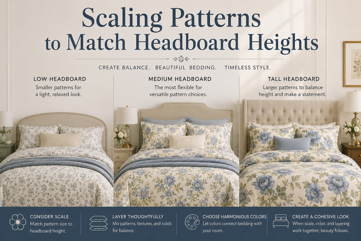 Scaling Patterns to Match Headboard Heights