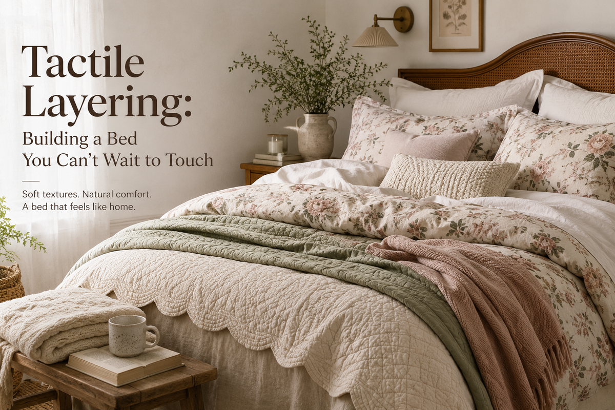 Tactile Layering: Building a Bed You Can’t Wait to Touch
