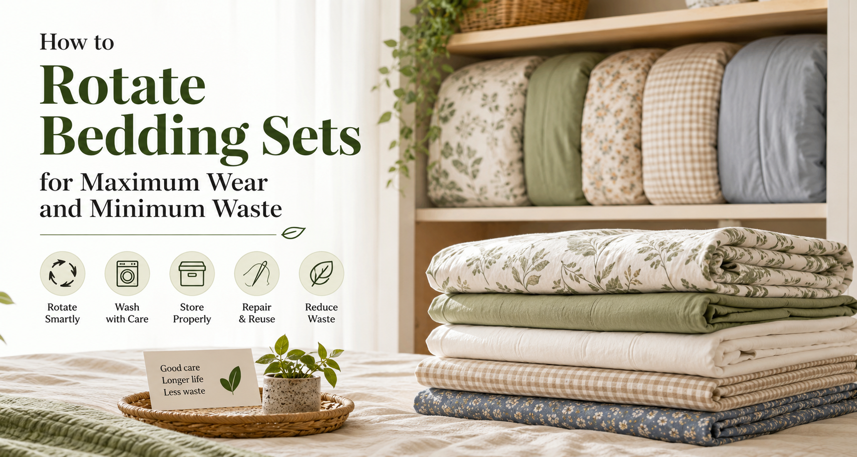 How to Rotate Bedding Sets for Maximum Wear and Minimum Waste