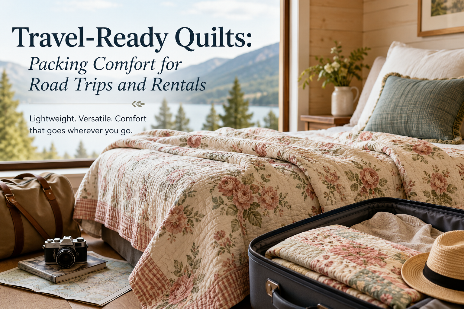 Travel-Ready Quilts: Packing Comfort for Road Trips and Rentals