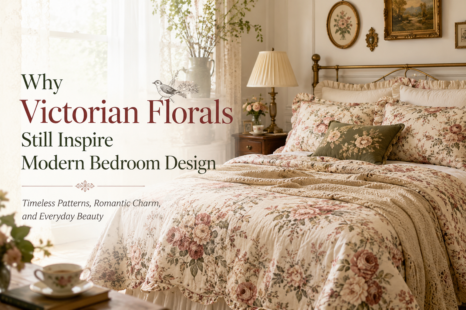 Why Victorian Florals Still Inspire Modern Bedroom Design