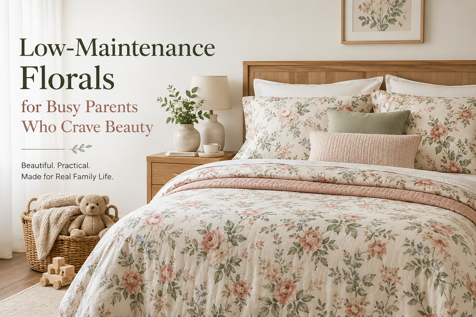 Low-Maintenance Florals for Busy Parents Who Crave Beauty