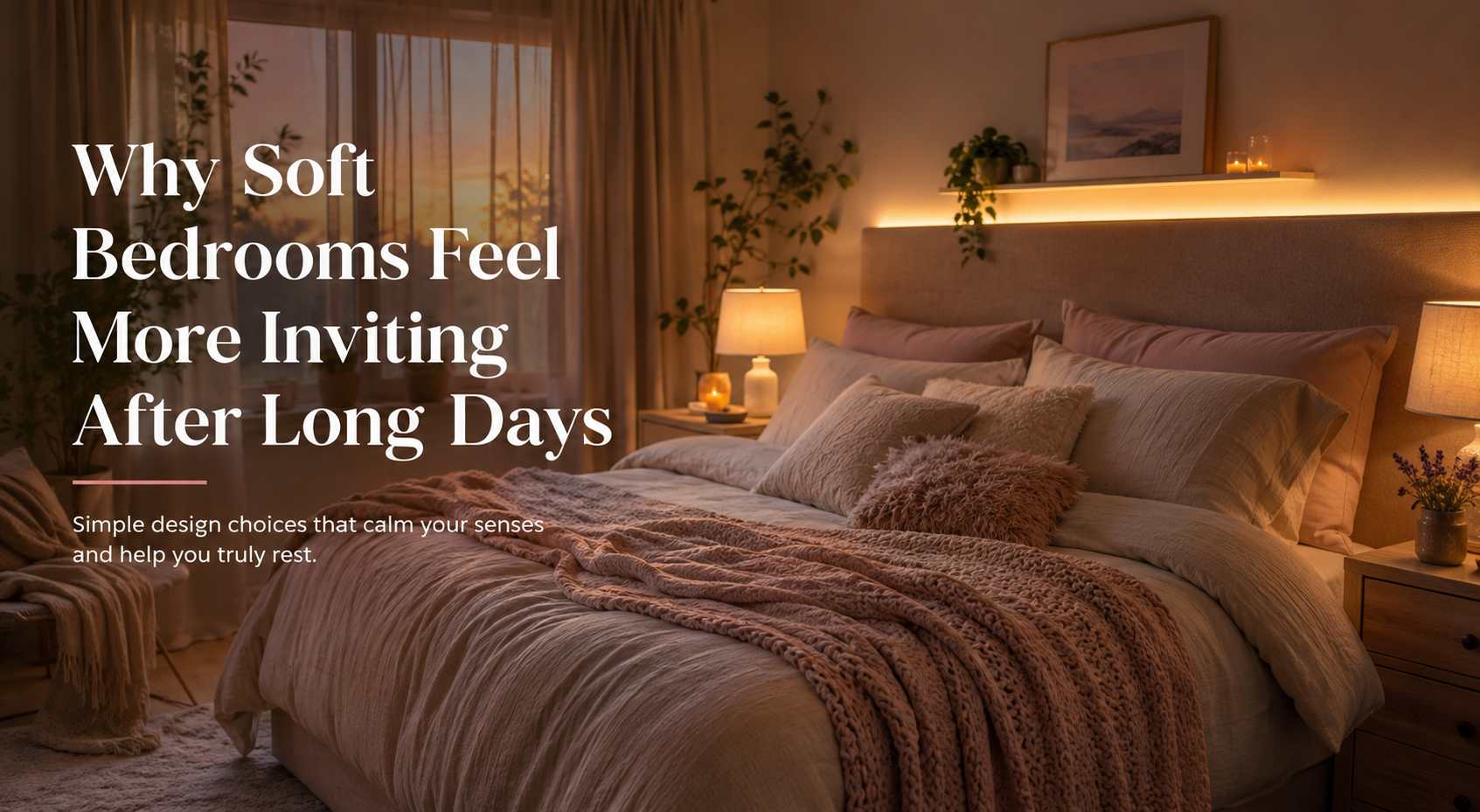 Why Soft Bedrooms Feel More Inviting After Long Days