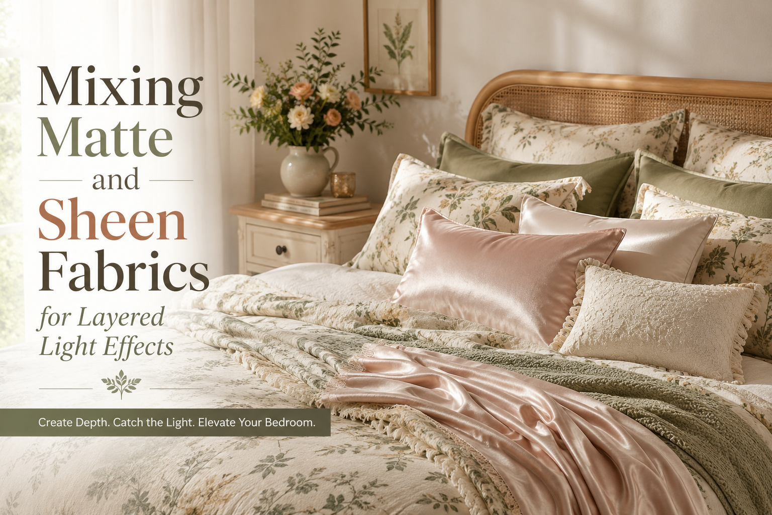 Mixing Matte and Sheen Fabrics for Layered Light Effects