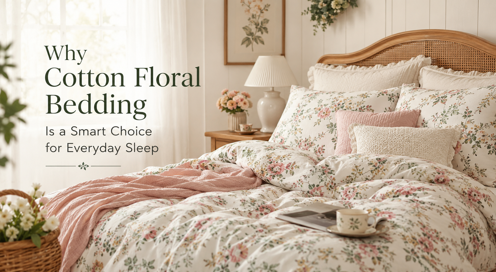 Why Cotton Floral Bedding Is a Smart Choice for Everyday Sleep