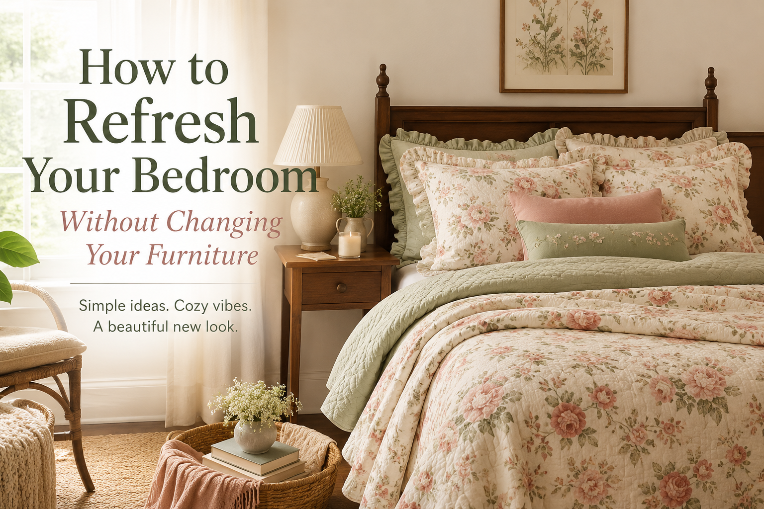 How to Refresh Your Bedroom Without Changing Your Furniture