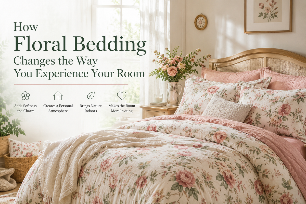 How Floral Bedding Changes the Way You Experience Your Room