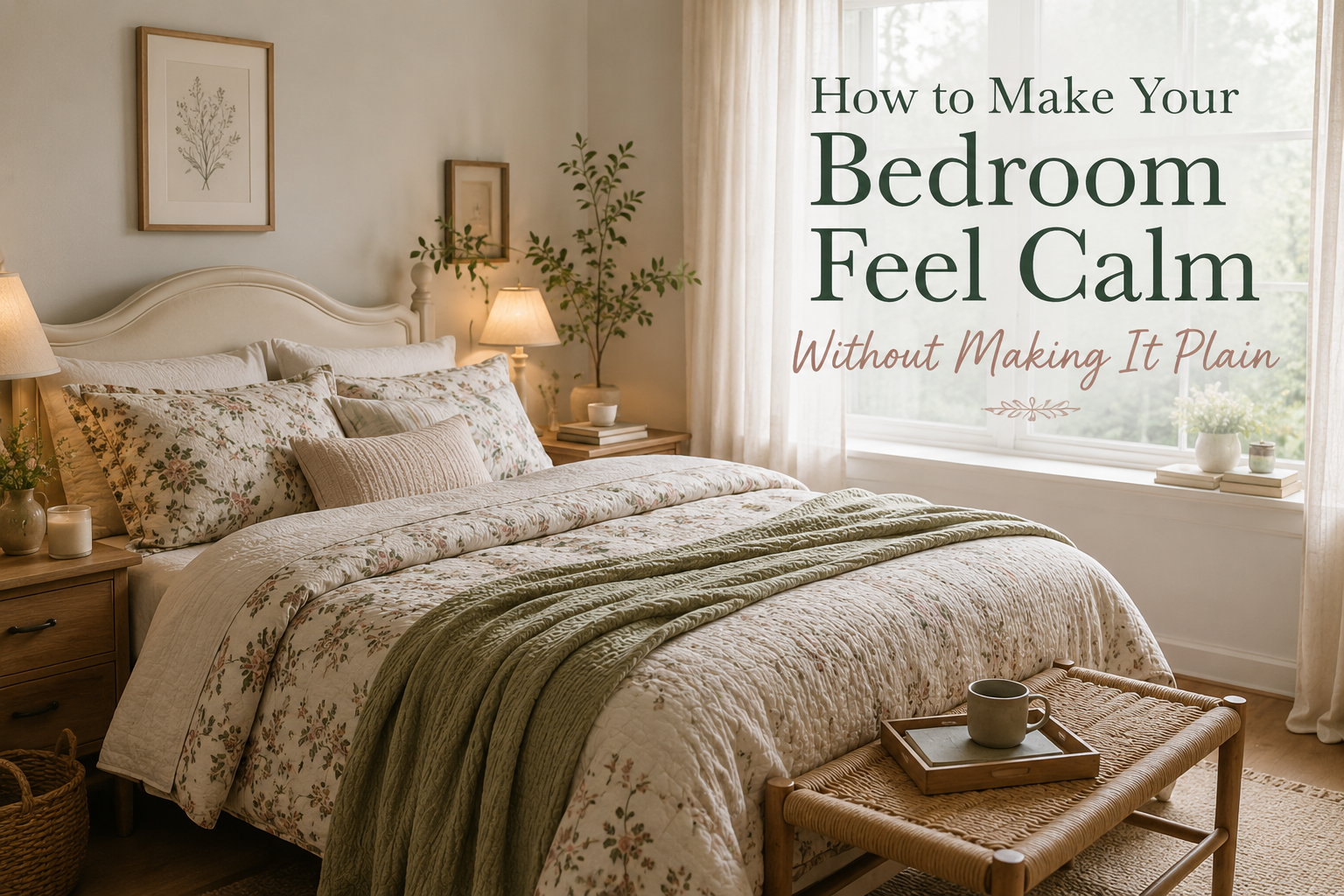 How to Make Your Bedroom Feel Calm Without Making It Plain
