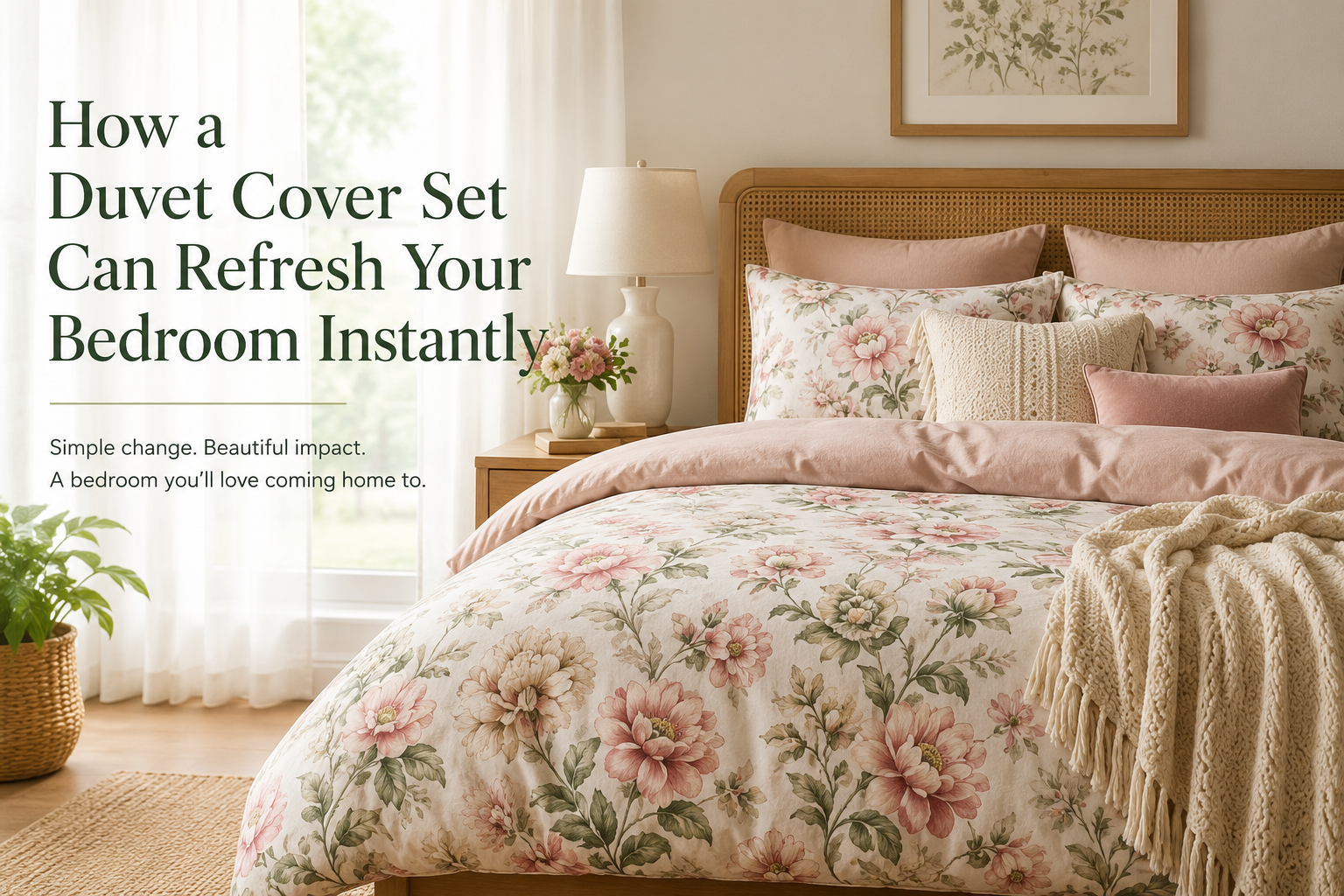How a Duvet Cover Set Can Refresh Your Bedroom Instantly