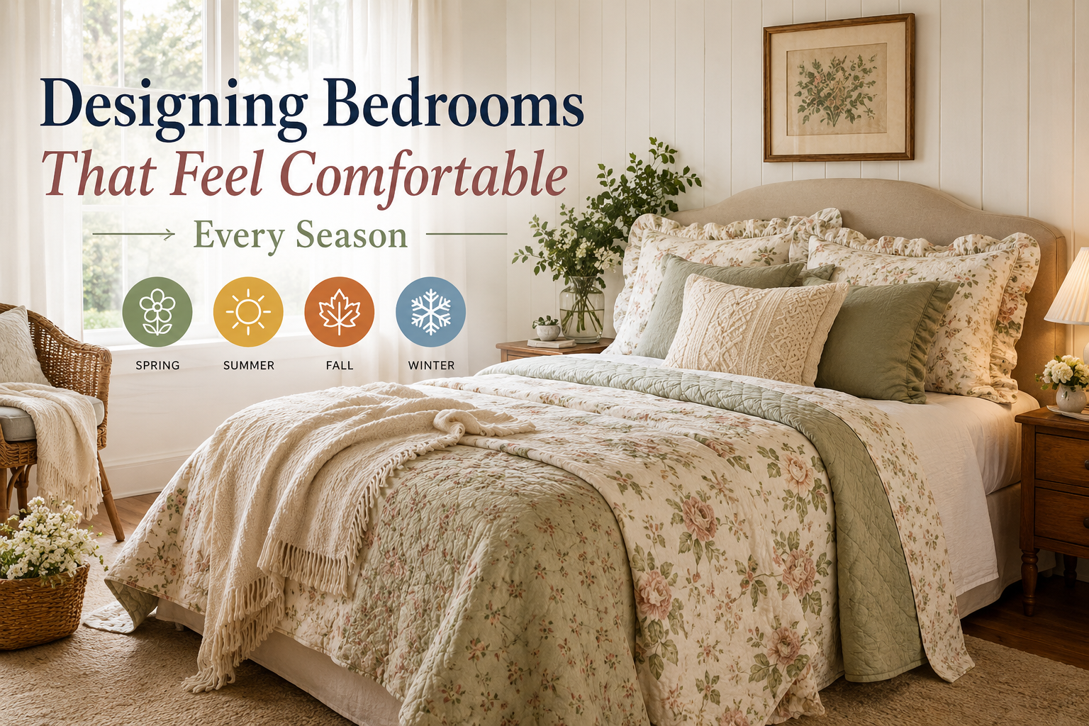 Designing Bedrooms That Feel Comfortable Every Season