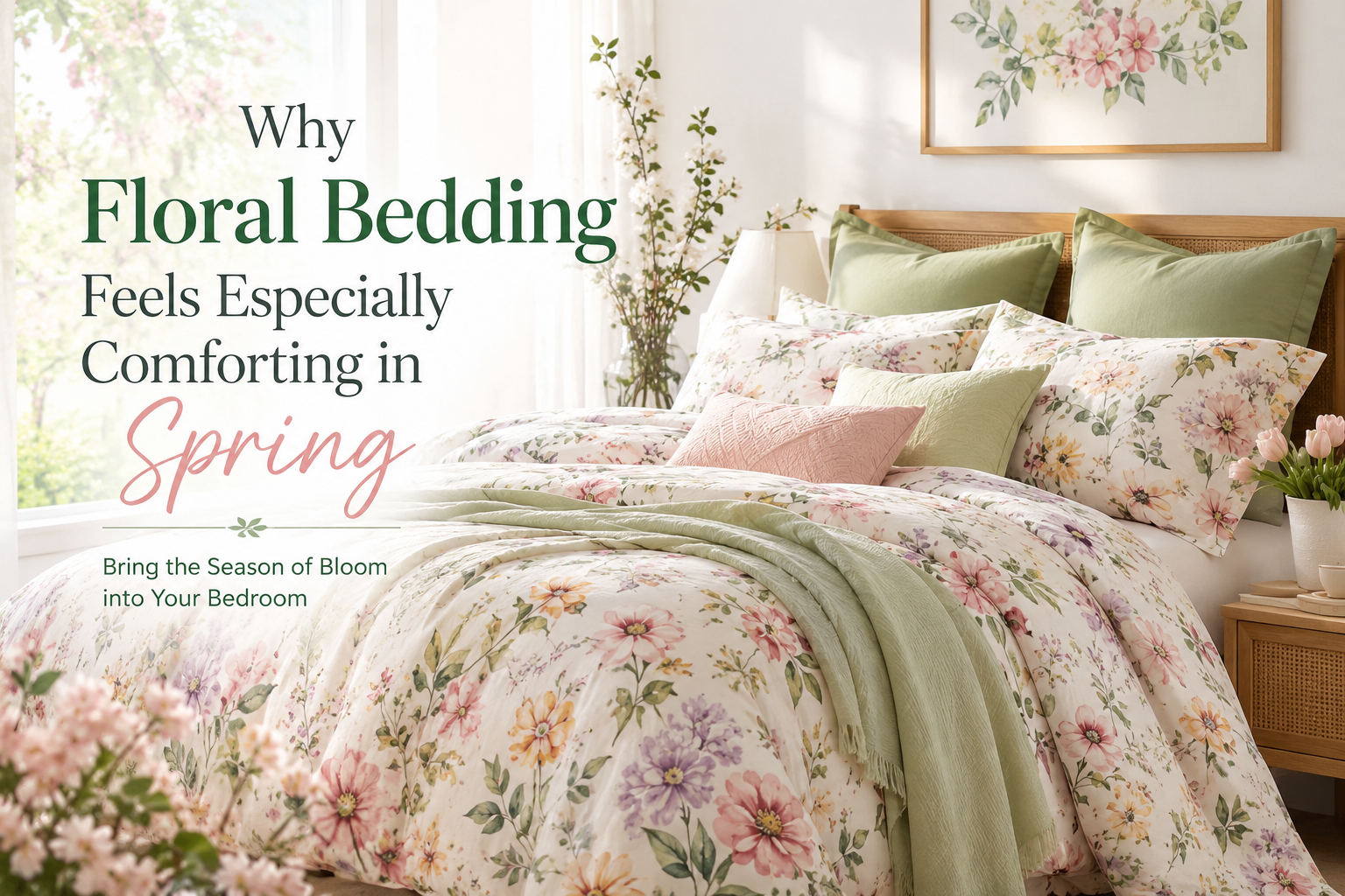 Why Floral Bedding Feels Especially Comforting in Spring