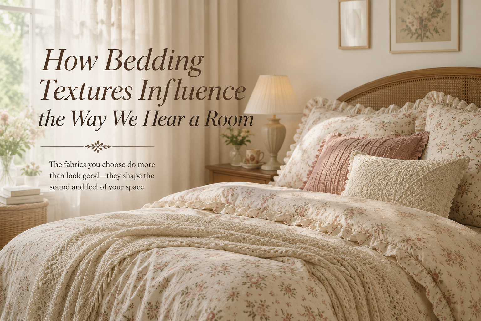 How Bedding Textures Influence the Way We Hear a Room