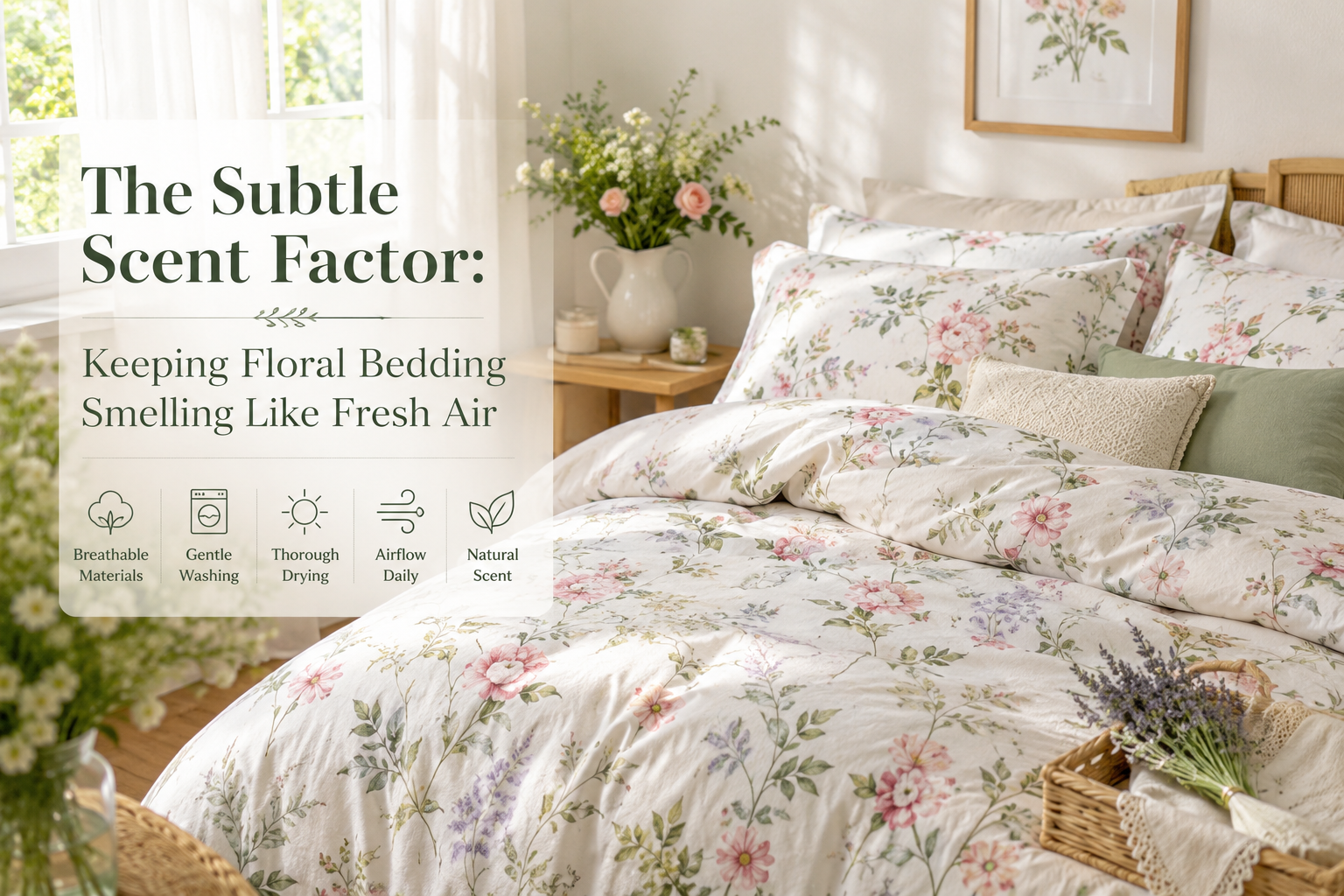 The Subtle Scent Factor: Keeping Floral Bedding Smelling Like Fresh Air