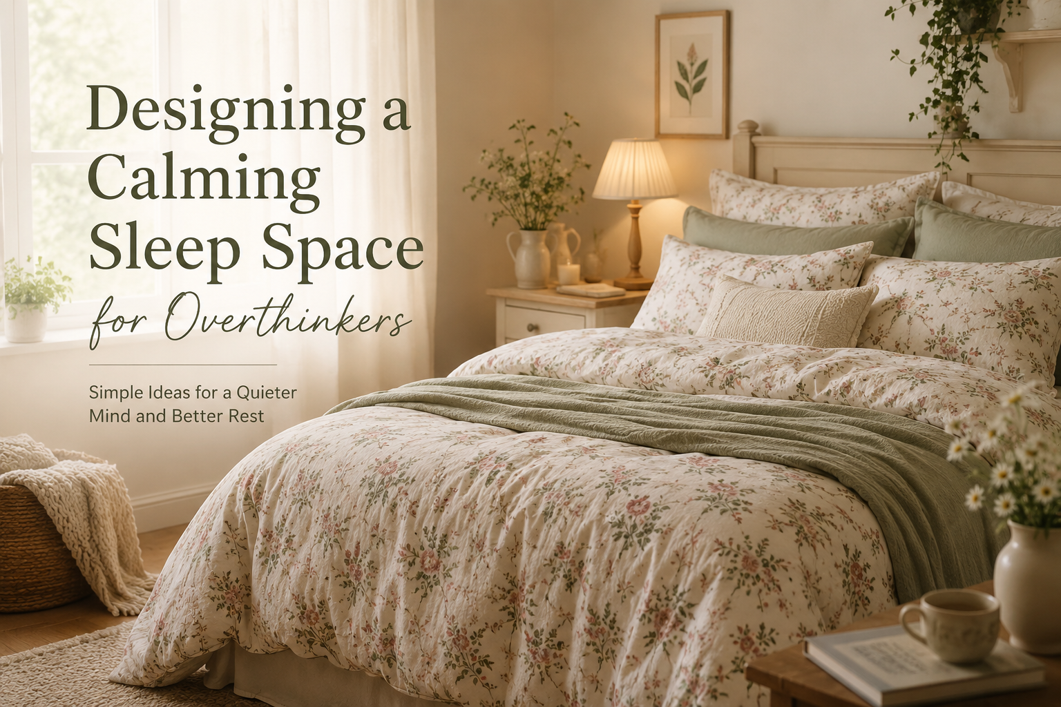 Designing a Calming Sleep Space for Overthinkers